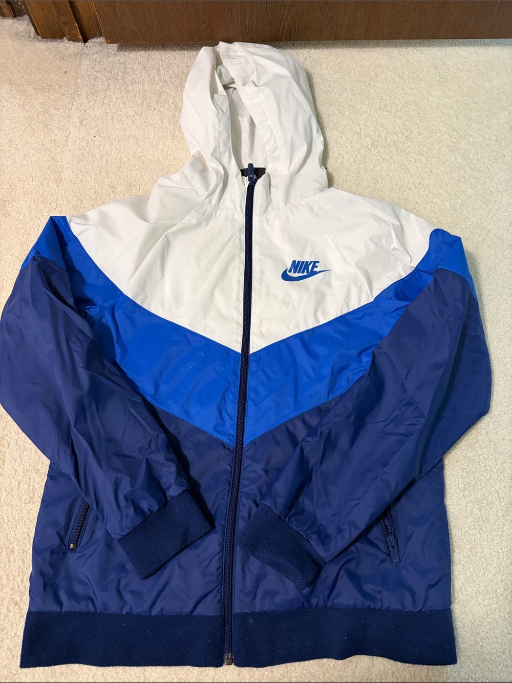 Nike Big Kids Colorblock Hooded Jacket